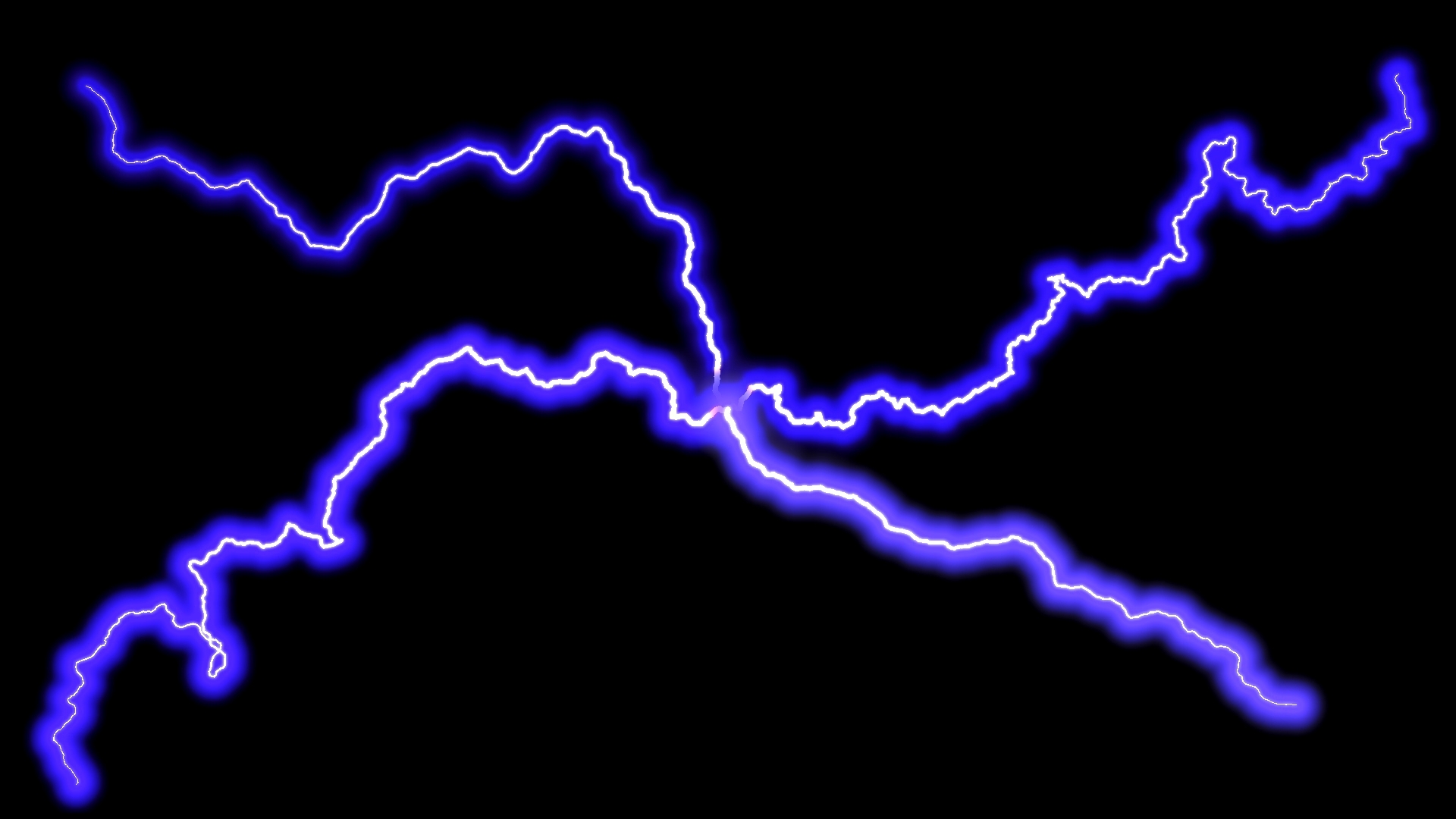 No.75 電気　4方向へ広がる　走る　感電/Electricity spreads running electric shock