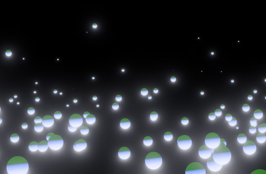 No.265 ぽわんぽわん浮遊する球体素材//Floating sphere material