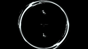 No.277 円を描く バチバチノイズ 放射なし//Drawing a circle, crackling noise, no radiation.